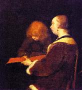 Gerard Ter Borch The Reading Lesson Spain oil painting reproduction